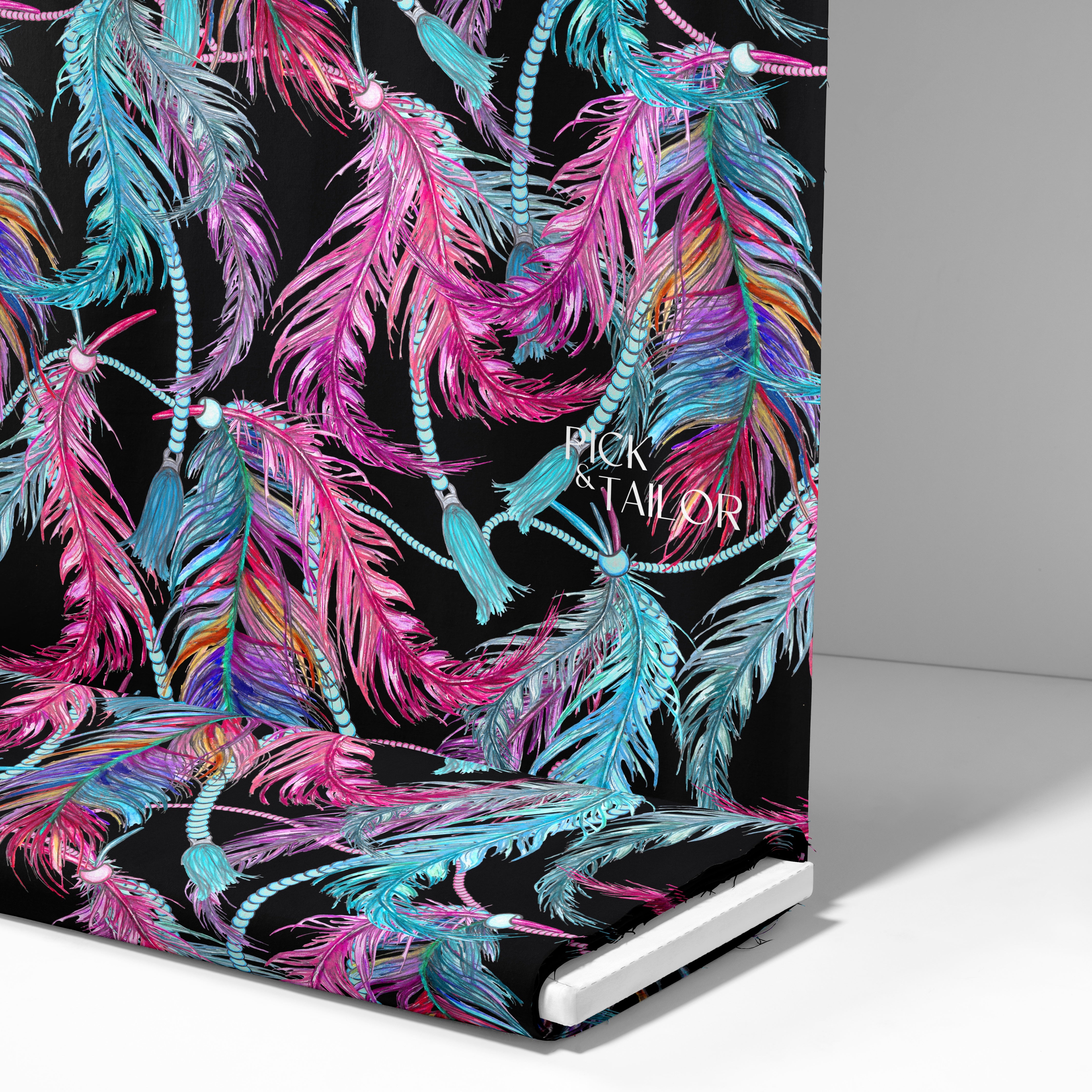 Feather Frenzy Black