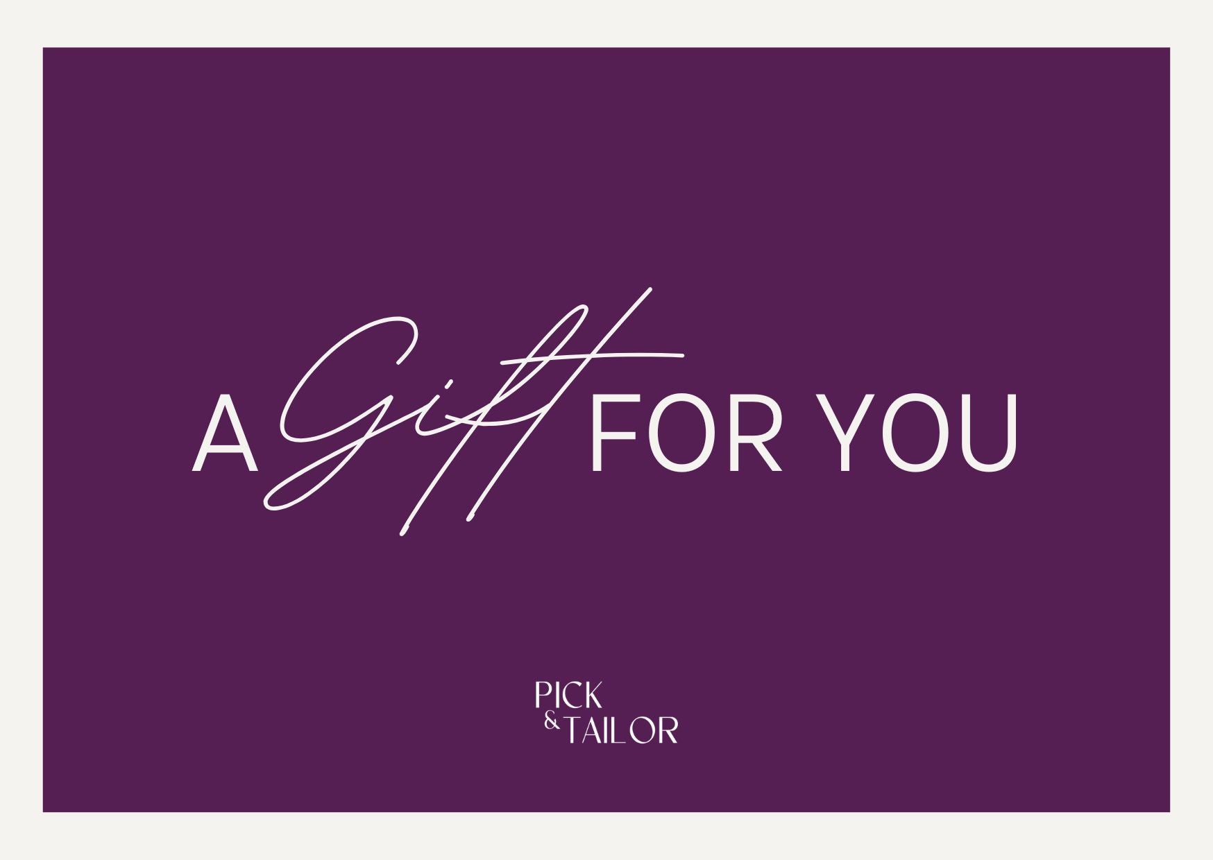 Pick and Tailor Gift Card
